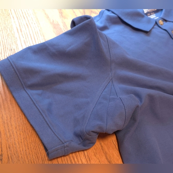 Duluth Trading Co Men's Longtail Short Sleeve Polo Shirt Blue Mens Sz 3XL - Picture 8 of 13